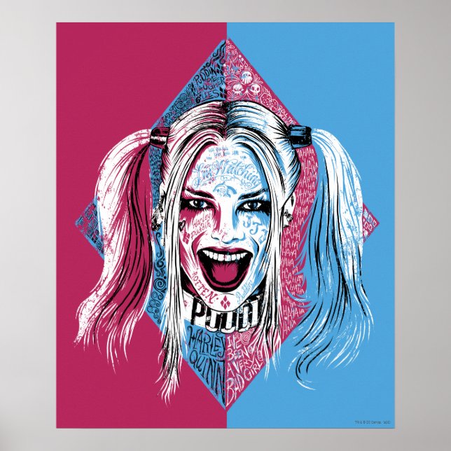 Suicide Squad | Harley Laugh Poster (Vorne)