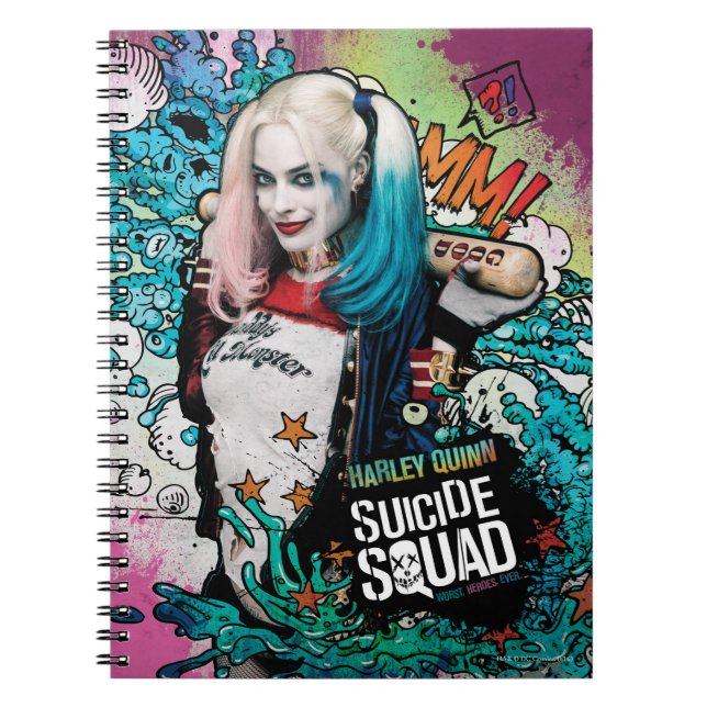 Suicide Squad | Harley Quinn Character Graffiti Notizblock (Vorderseite)