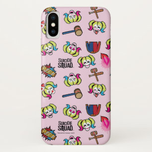 Suicide Squad Harley Quinn Emoji Pattern Case-Mate iPhone Hülle