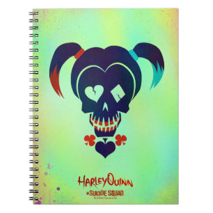 Suicide Squad   Harley Quinn Head Icon Notizblock