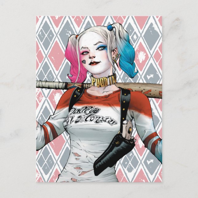 Suicide Squad | Harley Quinn Postkarte (Vorderseite)