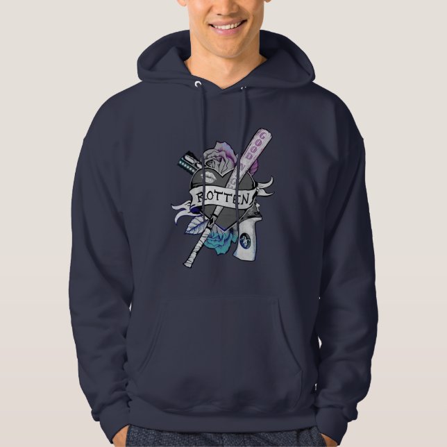Suicide Squad | Harley Quinn "Rotten" Tattoo Art Hoodie (Vorderseite)