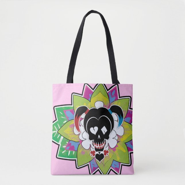 Suicide Squad | Harley Quinn Skull Tattoo Art Tasche (Vorderseite)