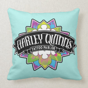 Suicide Squad   Harley Quinns Tattoo Parlor Lotus Kissen