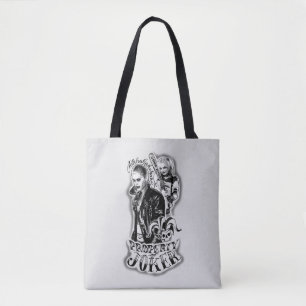 Suicide Squad Joker & Harley Airbrush Tattoo Tasche