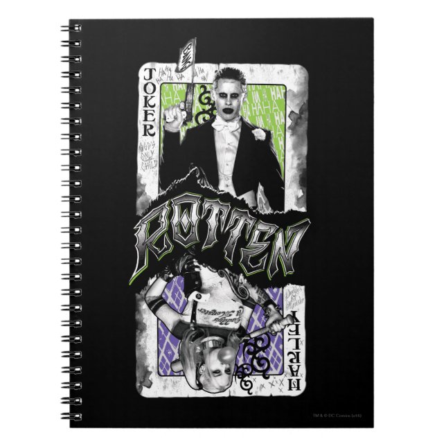 Suicide Squad Joker & Harley Rotten Notizblock (Vorderseite)