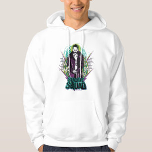 Suicide Squad Joker Retro Rock Graphic Hoodie
