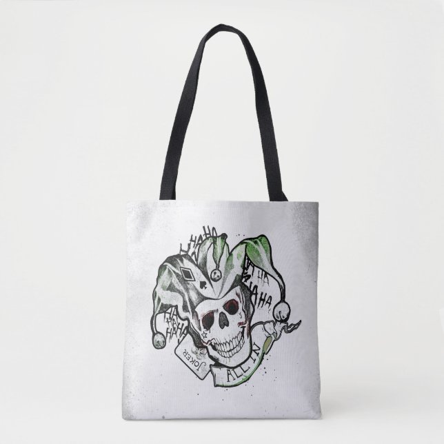 Suicide Squad Joker Skull | "All In" Tattoo Art Tasche (Vorderseite)