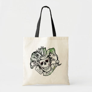 Suicide Squad   Joker Skull "All in" Tattoo Art Tragetasche