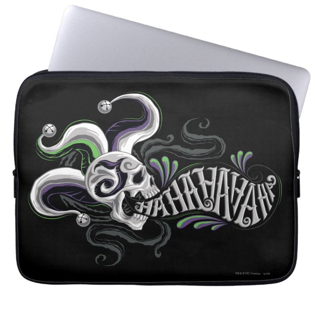 Suicide Squad | Joker Skull - Haha Laptopschutzhülle (Vorderseite)