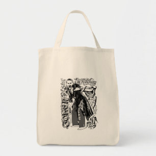 Suicide Squad   Joker Typografy Foto Tragetasche