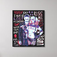 Suicide Squad | Joker und Harley Typografy Foto