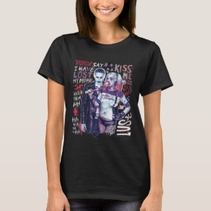 Suicide Squad   Joker und Harley Typografy Foto T-Shirt