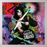 Suicide Squad | Katana Character Graffiti