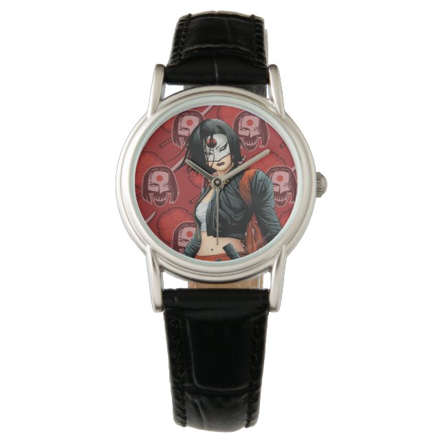 Suicide Squad | Katana Comic Buchkunst Armbanduhr (Vorderseite)