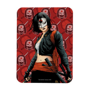 Suicide Squad Katana Comic Buchkunst Magnet