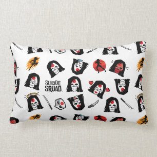 Suicide Squad   Katana Emoji Pattern Lendenkissen