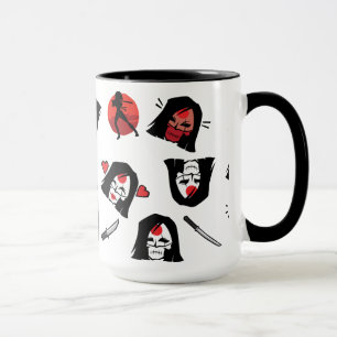 Suicide Squad Katana Emoji Pattern Tasse