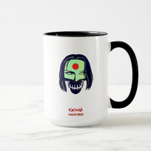Suicide Squad   Katana Head Icon Tasse