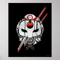 Suicide Squad | Katana Mask & Schwerter Tattoo Art