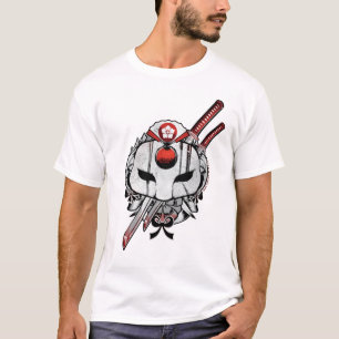 Suicide Squad   Katana Mask & Schwerter Tattoo Art T-Shirt
