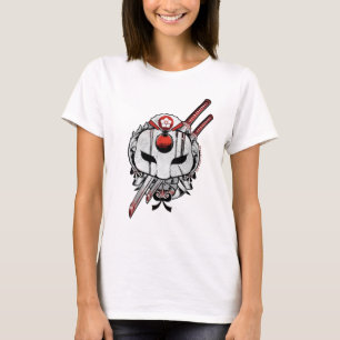 Suicide Squad   Katana Mask & Schwerter Tattoo Art T-Shirt