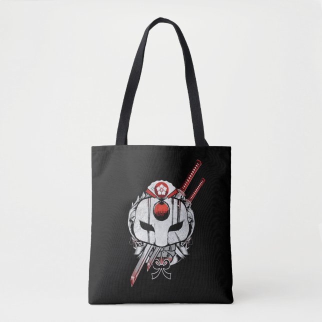 Suicide Squad | Katana Mask & Schwerter Tattoo Art Tasche (Vorderseite)