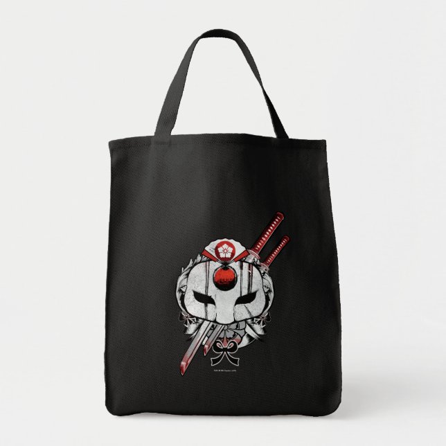Suicide Squad | Katana Mask & Schwerter Tattoo Art Tragetasche (Vorne)