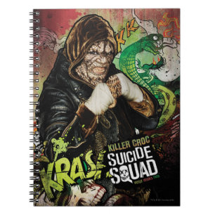 Suicide Squad Killer Croc Character Graffiti Notizblock