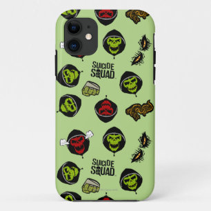 Suicide Squad   Killer Croc Emoji Pattern iPhone 11 Hülle