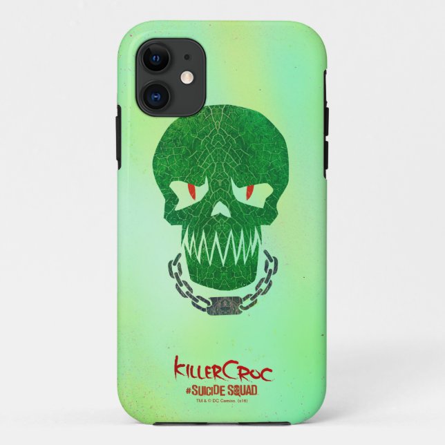 Suicide Squad | Killer Croc Head Icon Case-Mate iPhone Hülle (Rückseite)