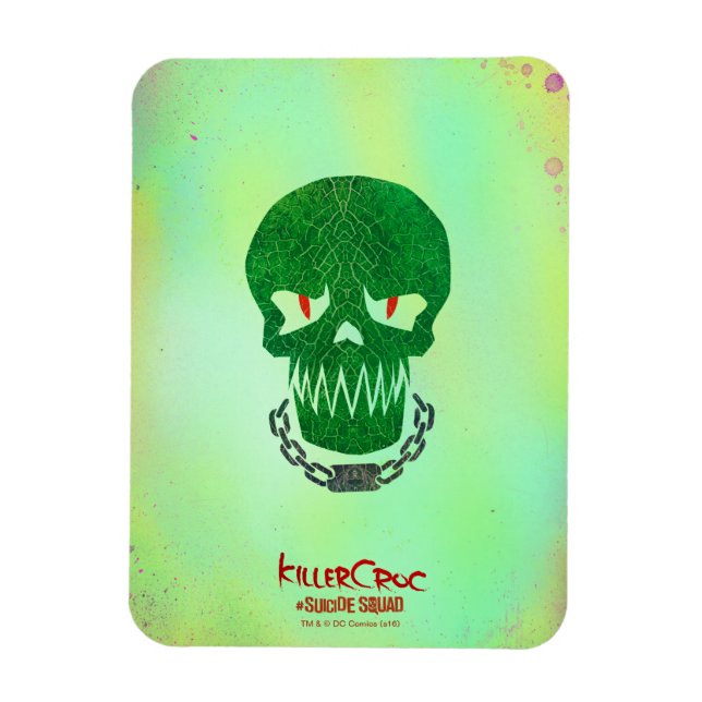 Suicide Squad | Killer Croc Head Icon Magnet (Vertikal)