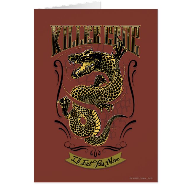 Suicide Squad | Killer Croc Tattoo (Vorne)