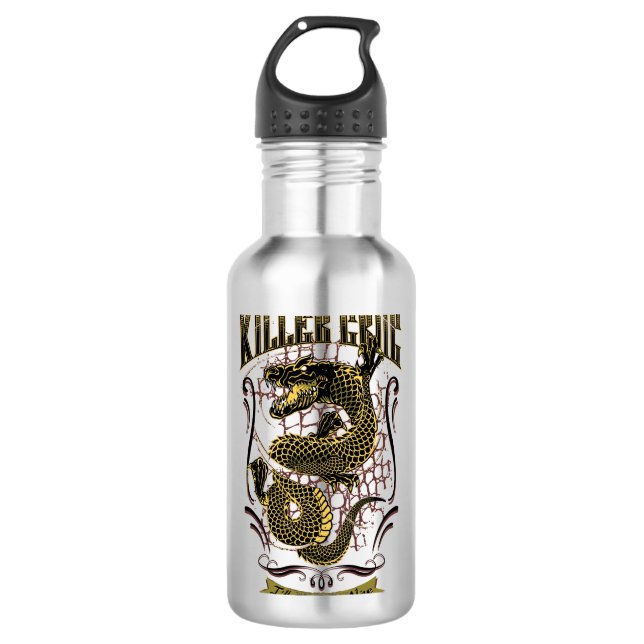 Suicide Squad | Killer Croc Tattoo Edelstahlflasche (Vorderseite)