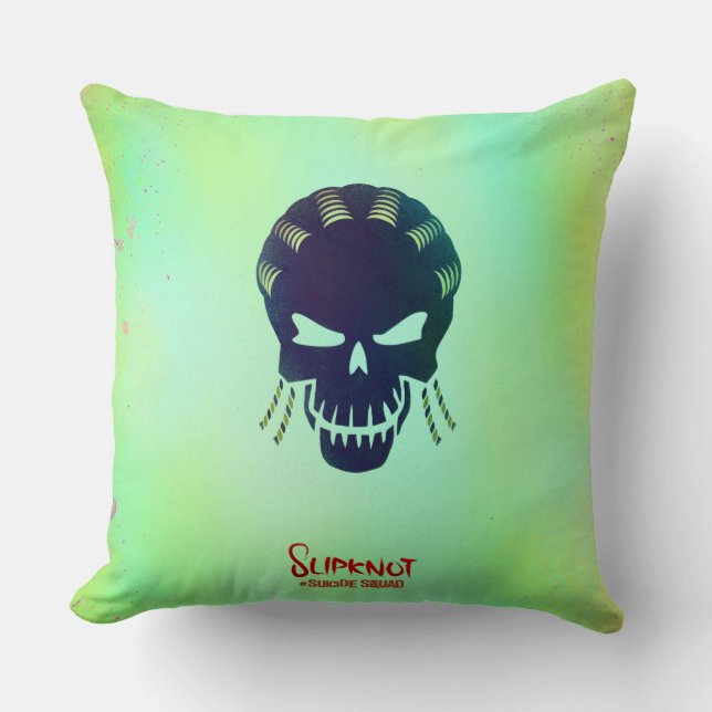 Suicide Squad | Kopf-Symbol für Slipknot Kissen (Vorderseite)