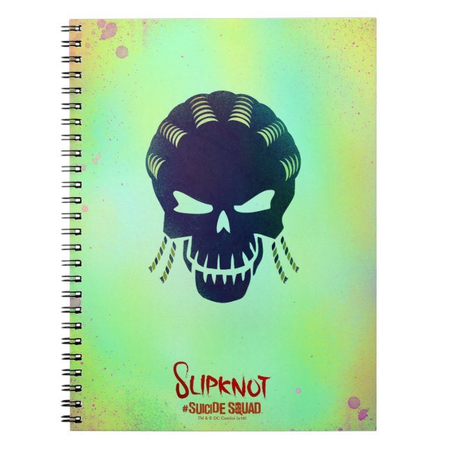 Suicide Squad | Kopf-Symbol für Slipknot Notizblock (Vorderseite)