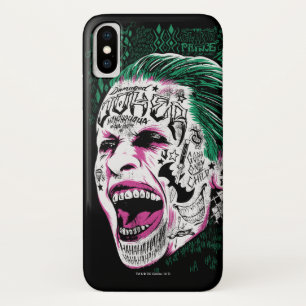 Suicide Squad Lächeln Joker Kopf Sketch Case-Mate iPhone Hülle