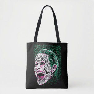 Suicide Squad   Lächeln Joker Kopf Sketch Tasche