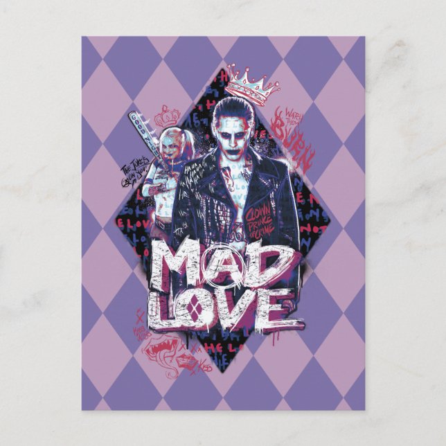 Suicide Squad | Mad Liebe Postkarte (Vorderseite)