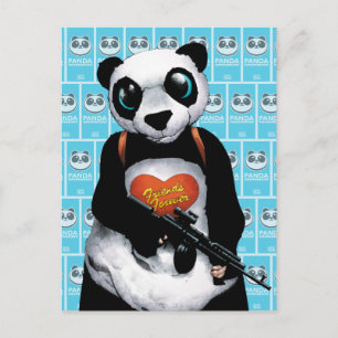 Suicide Squad   Panda Postkarte