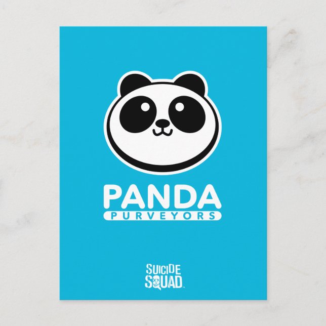 Suicide Squad | Panda Purveyors Logo Postkarte (Vorderseite)