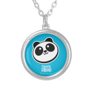 Suicide Squad Panda Purveyors Logo Versilberte Kette