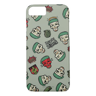 Suicide Squad | Rick Flag Emoji Muster iPhone 8/7 Hülle