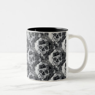 Suicide Squad   Schädelmuster Zweifarbige Tasse