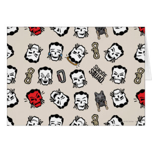 Suicide Squad   Slipknot Emoji Pattern