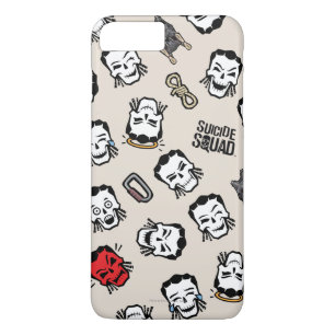 Suicide Squad Slipknot Emoji Pattern iPhone 8 Plus/7 Plus Hülle