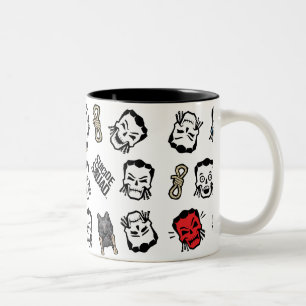 Suicide Squad   Slipknot Emoji Pattern Zweifarbige Tasse