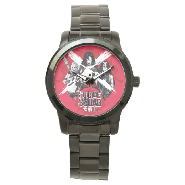 Suicide Squad | Squad Girls "Female Warrior" Armbanduhr (Vorderseite)