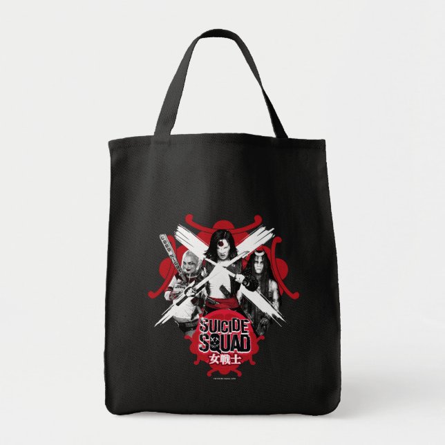 Suicide Squad | Squad Girls "Female Warrior" Tragetasche (Vorne)