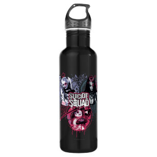 Suicide Squad Squad Girls Graffiti Abzeichen Trinkflasche